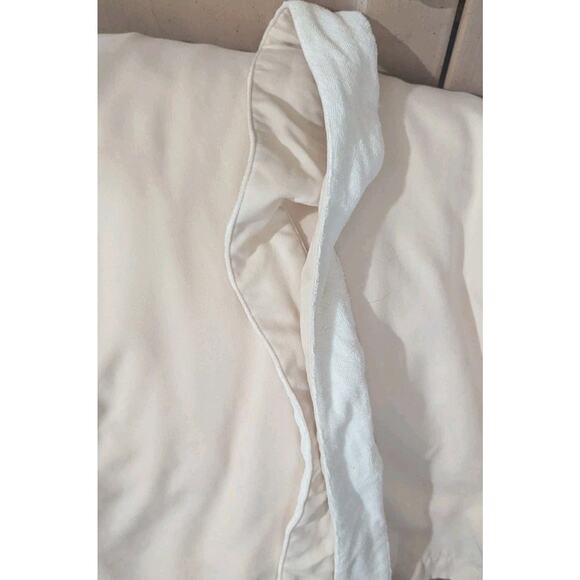 Ritz Carlton Spa Half Moon Bay Bath Robe L/XL Tan Vintage Shawl Collar W/ Belt U - Picture 13 of 13